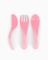 Couverts d'apprentissage 6m et plus rose